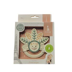 Sophie La Girafe Natural Rubber Multi-Leaf Teething Ring For Babies 0M+